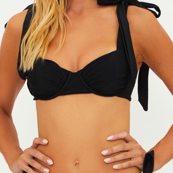 Beach Riot Other - Beach Riot Delilah Tie Strap Swim Top